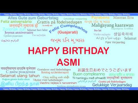 Asmi   Languages Idiomas - Happy Birthday