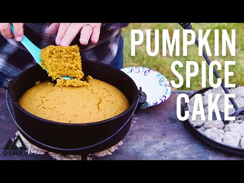 Pumpkin Spice Cake | Dutch Oven Recipes | Dutch Oven Pumpkin Spice Cake