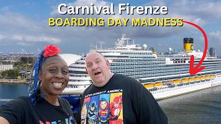 Carnival Firenze 2025 boarding day MADNESS   4K
