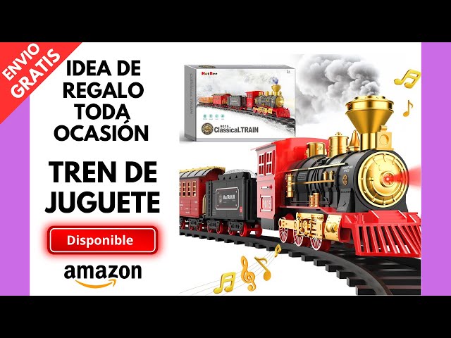 Vídeo relacionado con deAO Juego de Tren de Navidad, Tren eléctrico con luz y Sonidos, Efecto Humo, Juego de Tren Debajo del árbol de Navidad, Juegos de Tren eléctrico para niños