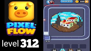 Pixelflow level 312 Guide Walkthrough Solution