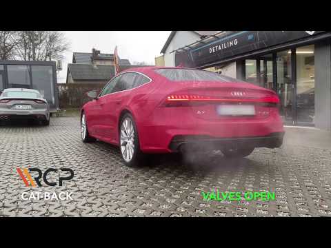 Audi A7 55 TFSI | RCP Exhausts | Cat-Back Exhaust + Valves