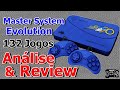 Master System Evolution Blue 132 Jogos Analise Review