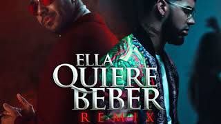 Ella Quiere Beber (Remix) - Anuel AA (Feat. Romeo Santos) Clean Version