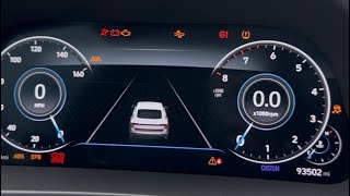 2021 Hyundai sonata dash lights up with every light possible!! #cars