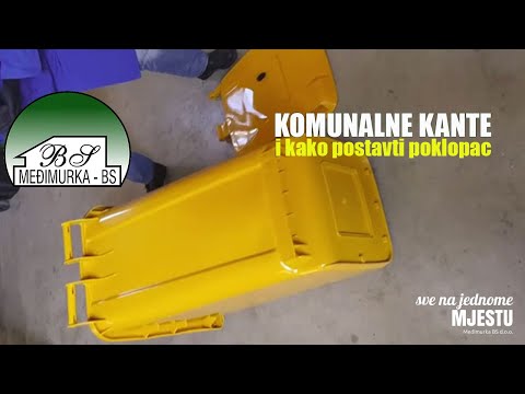 Komunalne kante i sklapanje poklopca