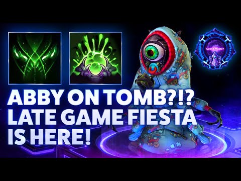 Abathur Ultimate Evolution - ABATHUR ON TOMB?!? LATE GAME FIESTA IS HERE! - Grandmaster Storm League