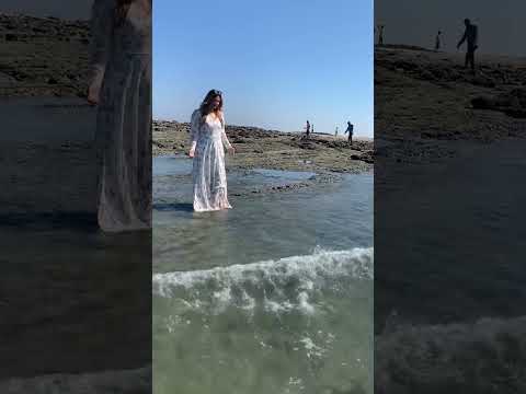 Tasnim Khan Riya with her hubby on beach #exoticbd #tiktokbd #shorts