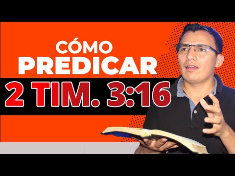 How to Preach from 2 Timothy 3:16-17 || Outline 🟠 "All Scripture is inspired by God"