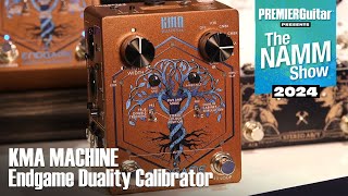 Video thumbnail for KMA Machines Endgame Duality Calibrator Demo | NAMM 2024 by Premier Guitar