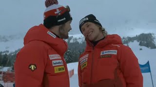 BENDING GATES 1, Allies in competition, Marco Odermatt Loïc Meillard