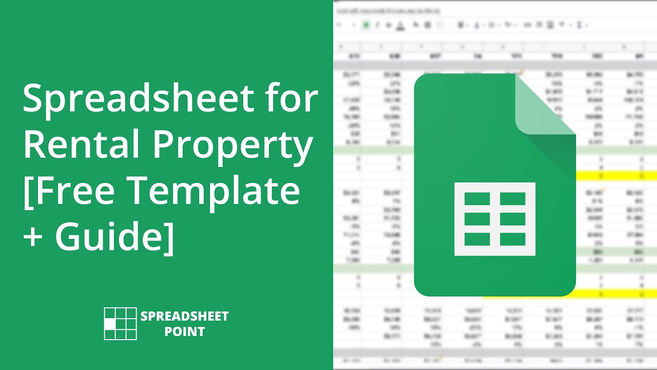 Spreadsheet for Rental Property [Free Template + Guide]