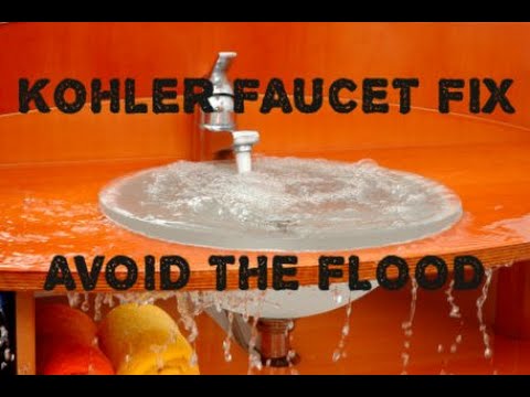 Kohler bathroom faucet - cartridge replacement