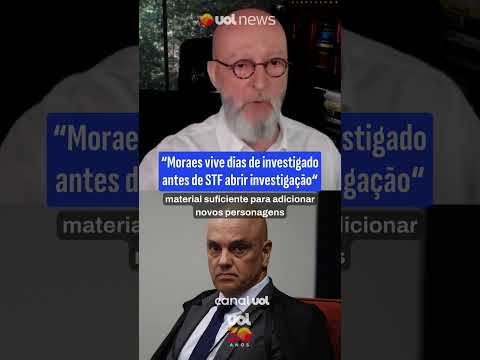 Josias: Moraes vive dias de investigado antes de STF abrir investigação