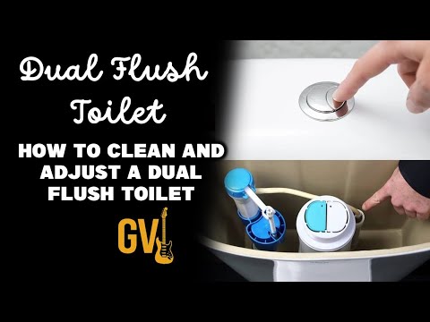 how to adjust a dual flush toilet. #toilet