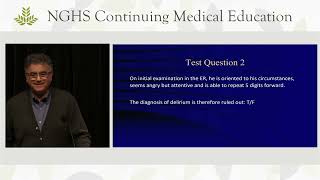 Psychiatry Grand Rounds: A Practical Approach To Delirium