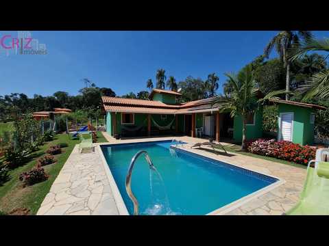 Cod.572-More em uma Casa de Campo e tenha a outra como renda ou valorização. R$ 750 mil reais.