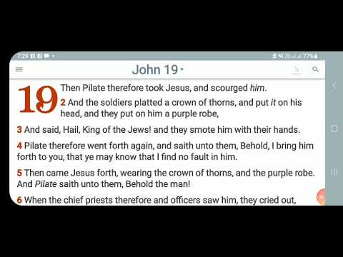 KJV-Daily Bible: a.m. John 19:1-22