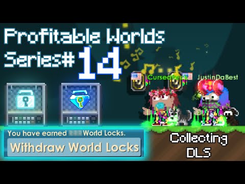 Growtopia || Profitable Worlds Series #14 || 1.5BGLS + SOLD BUYGLORY!
