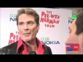 David Hasselhoff At The Pee Wee Herman Show