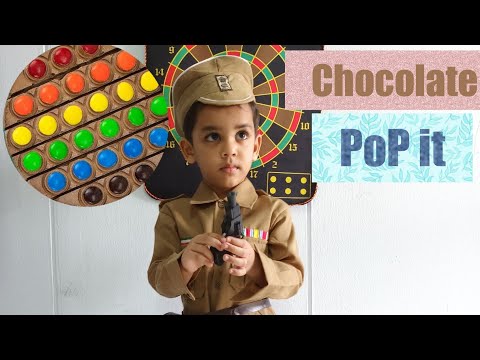 Chocolate Pop it challenge by Dhanvin #popit