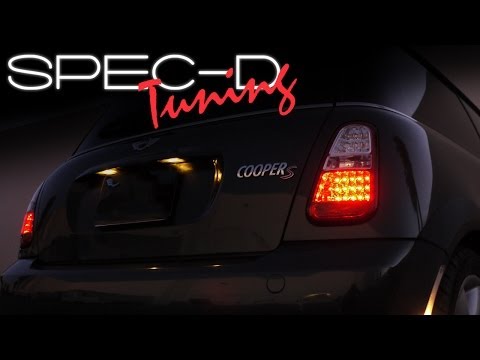 SPECDTUNING INSTALLATION VIDEO: 2005 - 2006 MINI COOPER LED TAIL LIGHTS