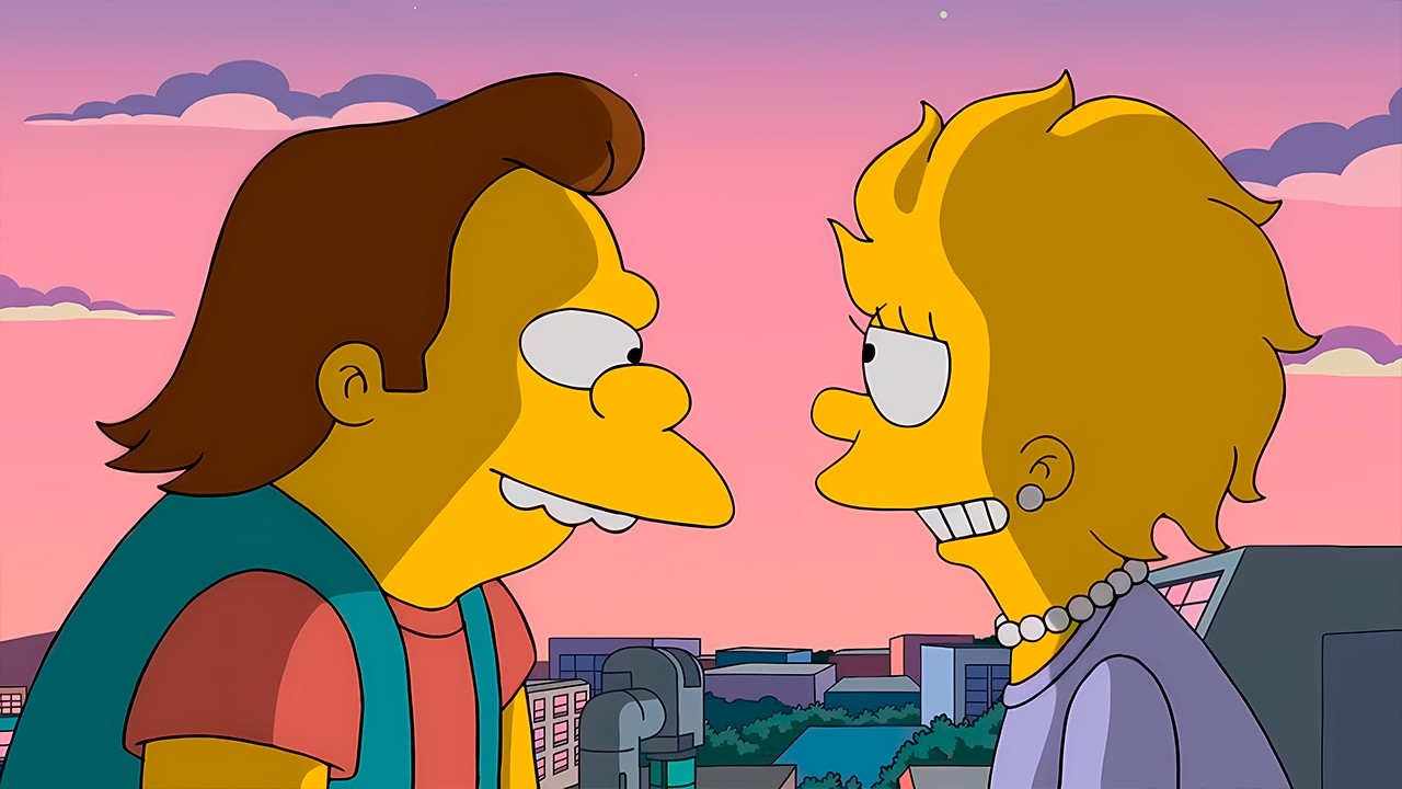 LISA SE APAIXONOU POR NELSON | OS SIMPSONS