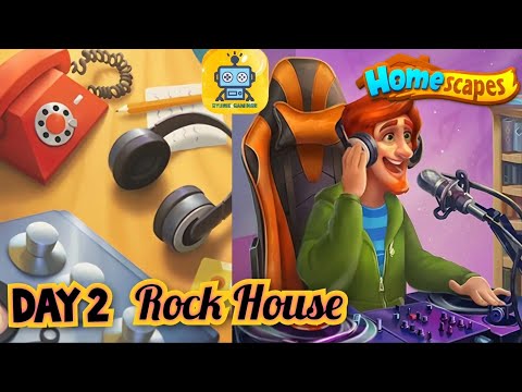 Homescapes Story: Day 2 - Rock House - The Lake House - 2nd House