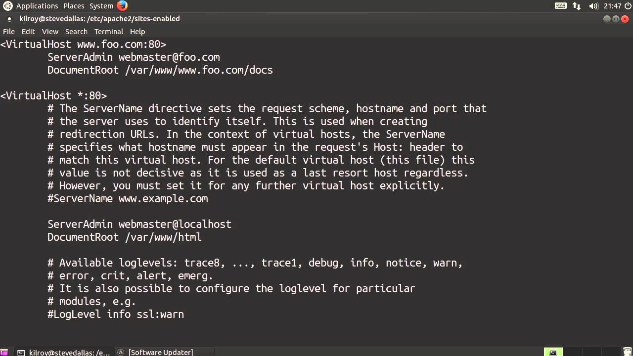 LINUX Security 03 08 Virtual Hosts In Apache