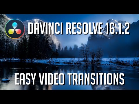 Easiest & Fastest Ways to Add Video Transitions - DaVinci Resolve 16.1.2 Tutorial