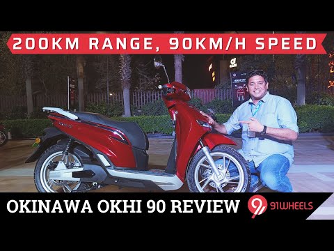 Meet the Okinawa Okhi 90 electric scooter. Now launched at a price of Rs 1.03 lakh Delhi