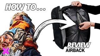 How To Pack A Backpack For Travel - Airback backpack Review