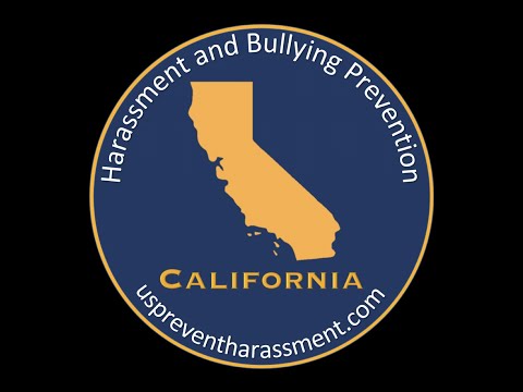 California Harassment Prevention Training. Go to i2iworkplace.com for updated training.