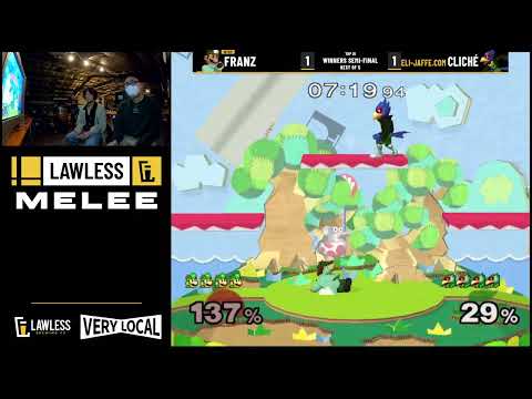 Franz (Dr Mario) vs Cliche (Falco) - LAWLESS MELEE #35 Winners Semifinals