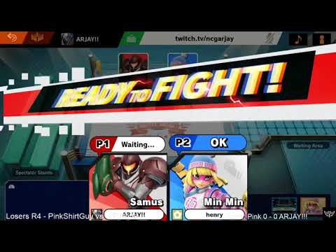 Shuck3y's Showdown SSBU PinkShirtGuy (Min Min) vs. ARJAY!!! (Samus) Losers R4