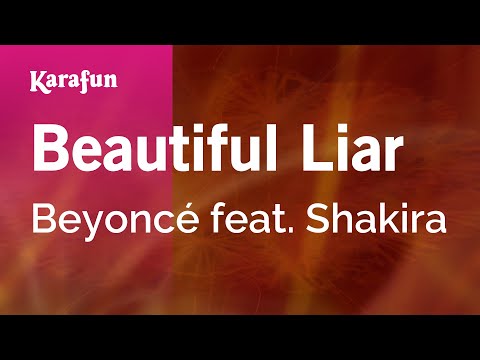 Beautiful Liar - Beyoncé & Shakira | Karaoke Version | KaraFun