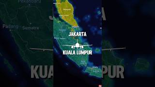 Download lagu Rute Penerbangan 🇮🇩 JAKARTA - KUALA LUMPUR 🇲🇾 #map #travel #travelmap #bandarajakarta #kualalumpur mp3