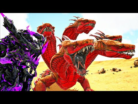 Gigantic Hydra Hunting Leviathan, GodZillas and Celestial Dragons! Dinosaur Ark Survival Evolved