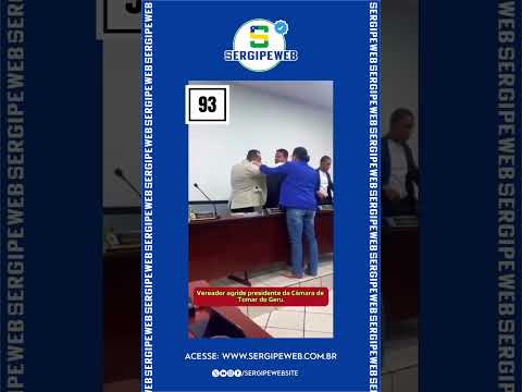 🚨 CONFUSÃO NA CÂMARA! VEREADOR AGRIDE PRESIDENTE EM TOMAR DO GERU — VEJA O VÍDEO 🚨