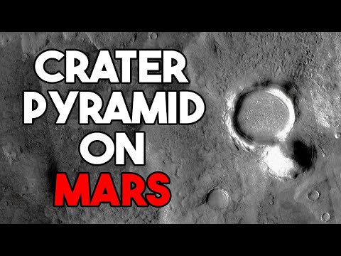 Crater Pyramid on Mars