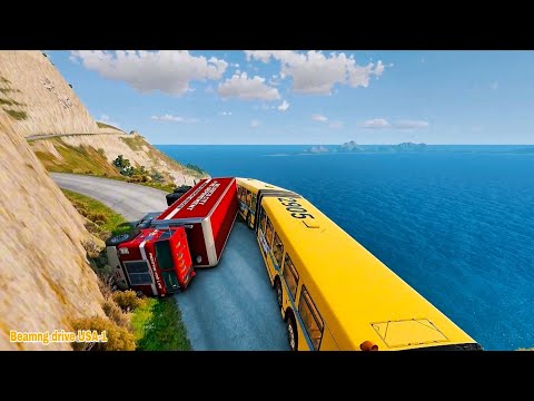 Realistic High Speed Car Crashes in BeamNG.Drive#57