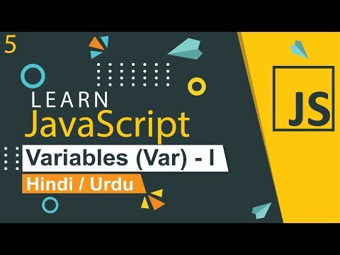 JavaScript Variables Tutorial in Hindi Urdu