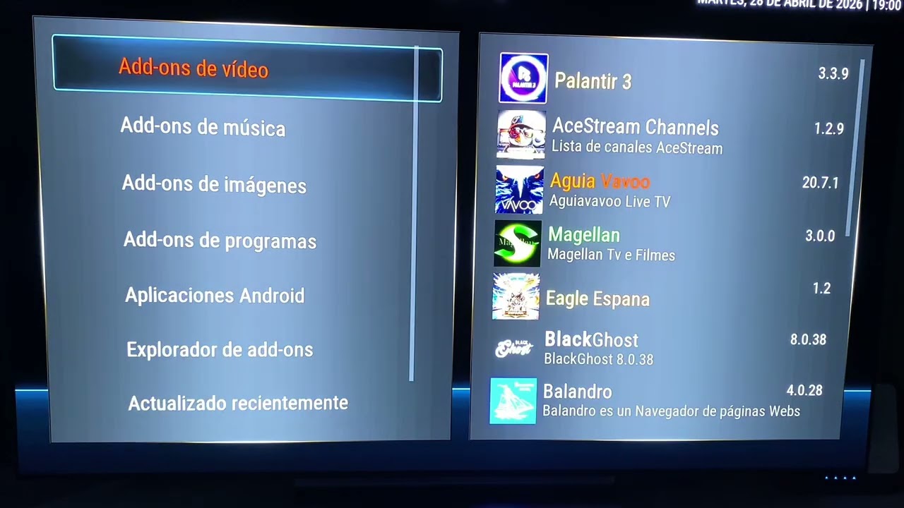 Instalar Skin BlackEagle Terror en Kodi.