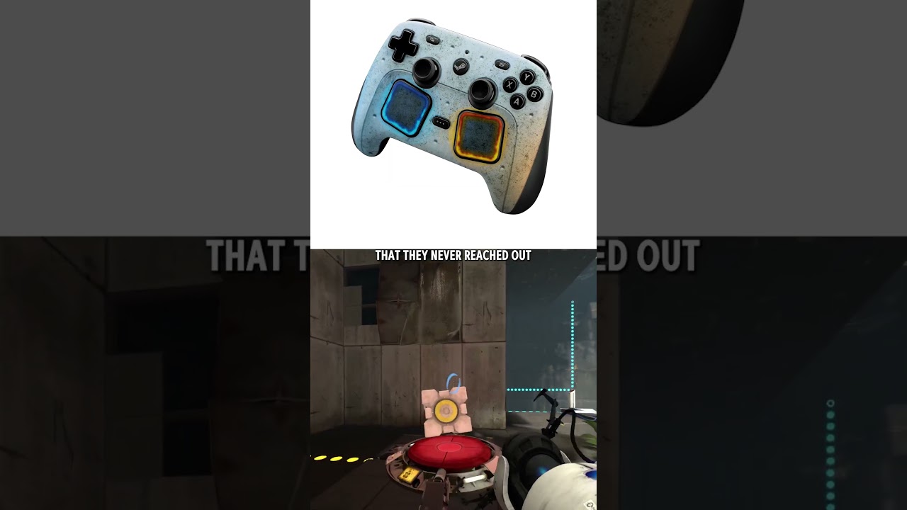 Valve takes down Companion Cube Steam Machine Skin #gaming #shorts #steam #portal2 #valve