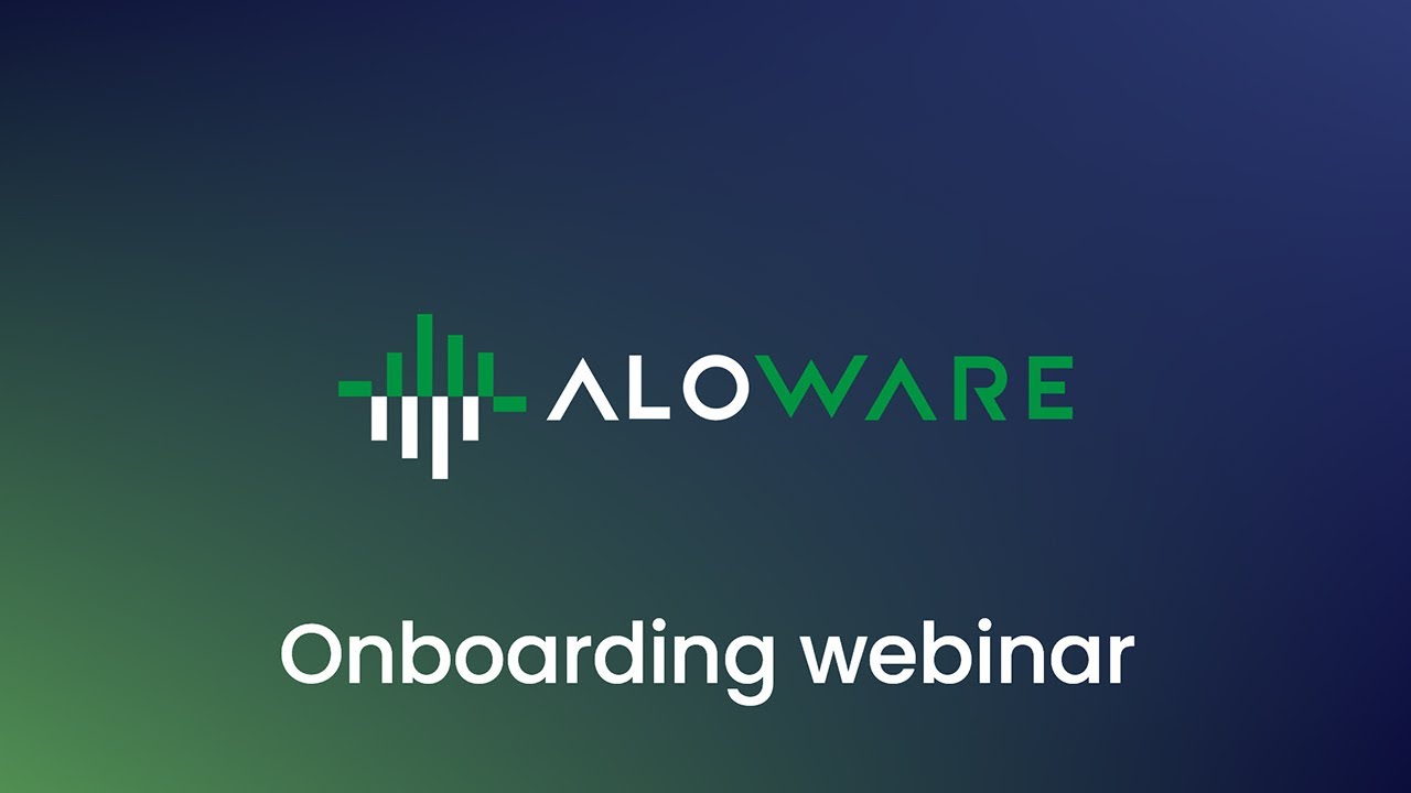 Onboarding webinar