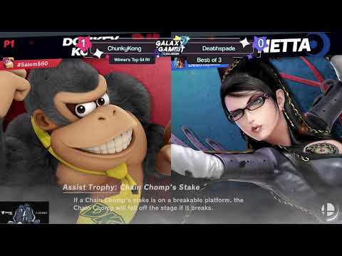 GGxC 5 - ChunkyKong (Donkey Kong) Vs. Deathspade (Bayonetta) - Top 64: Winners Round 1