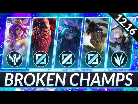 3 BROKEN Champions for EVERY ROLE in Patch 12.16 - CHAMPS to MAIN for FREE LP - LoL Guide