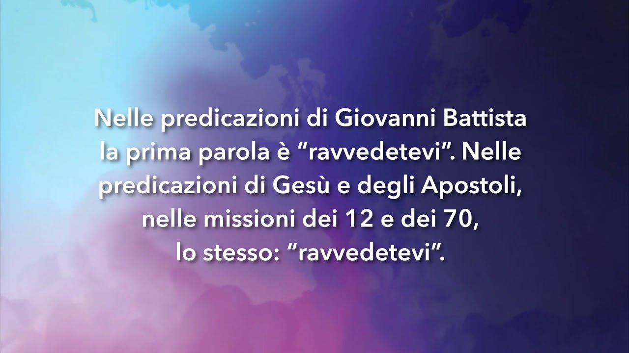 Meditazione Calendario "Parole di Vita" del 13 luglio 2019