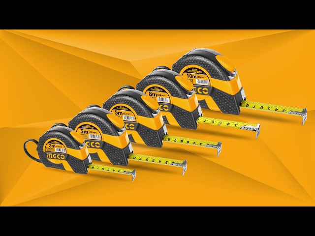 INGCO -متر غلاف ربر 5 متر، HSMT0805