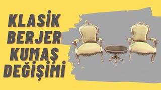 AVANGART KOLTUK DÖŞEME NASIL YAPILIR KLASİK BERJER SÜNGER KUMAŞ CİLA D